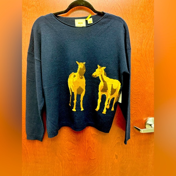 Maeve NWT Cashmere Intarsia Sweater - Picture 7 of 7